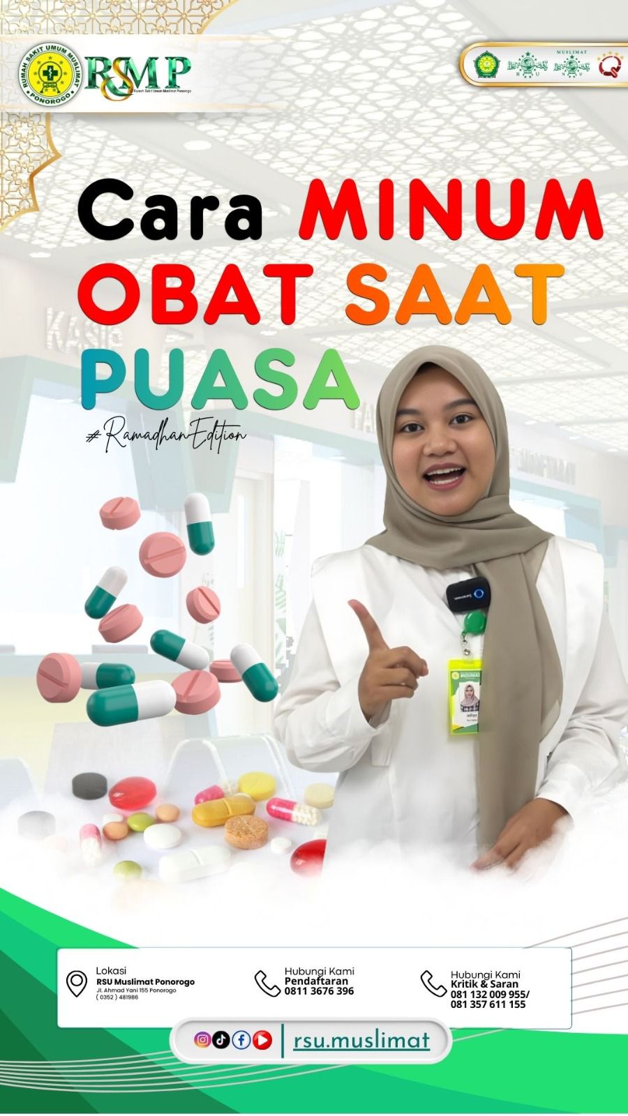 CARA MINUM OBAT SAAT PUASA 
