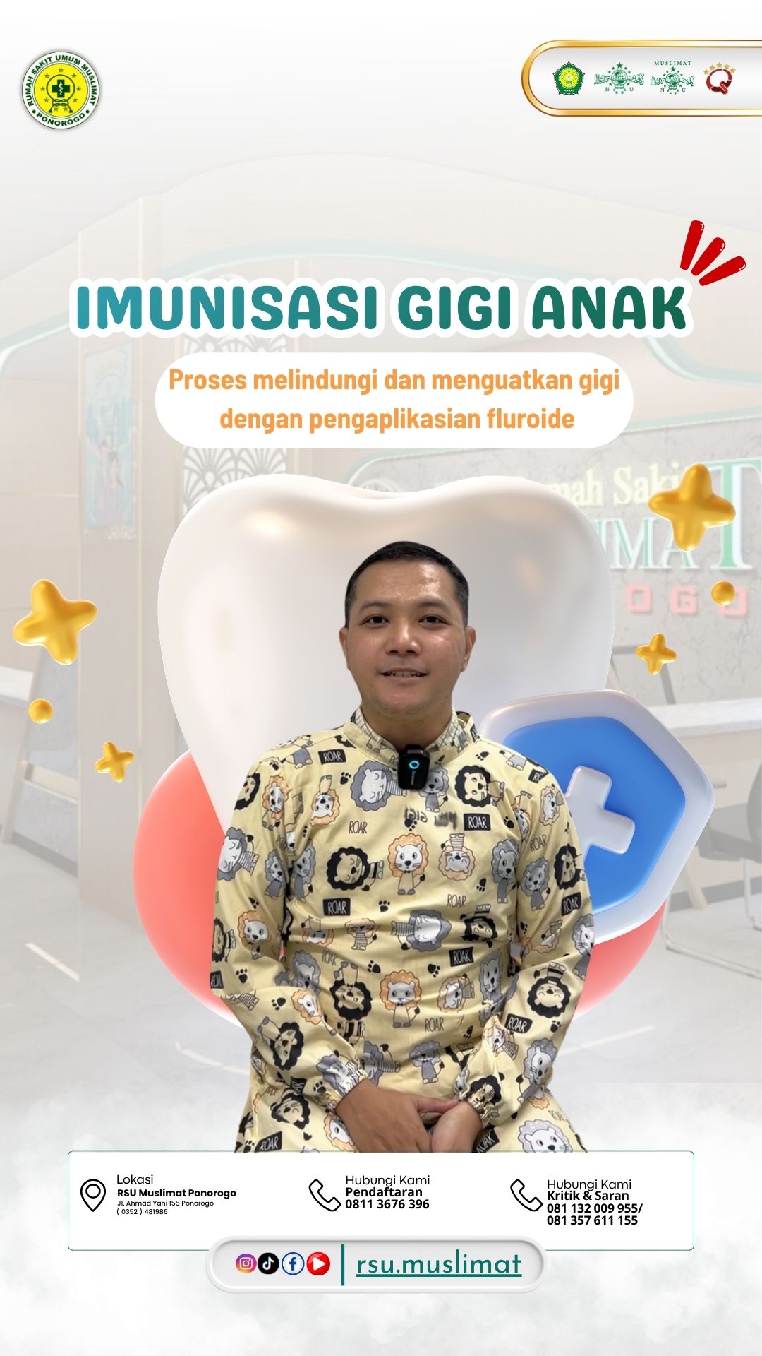 IMUNISASI GIGI, PENTING GAK SIH ? 